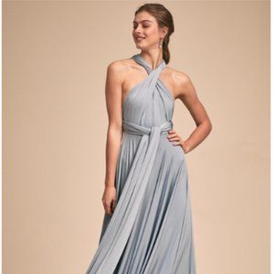 Twobirds Ginger Convertible Maxi Dress, Dusty Blue